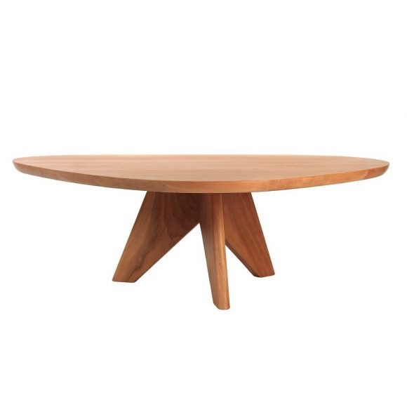 Mesa artesanal de madera maciza