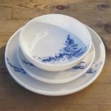 vajillas artesanales personalizables de loza blanca favorito studio