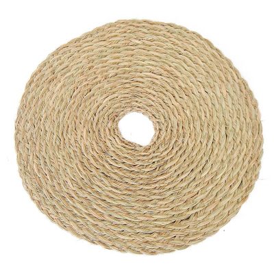 alfombras de mimbre Felpudo circular de mimbre elaborado artesanalmente en España. Artesania española