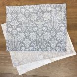 Individuales Donna di Coppe en lino y algodón hecho a mano en Italia. Artesania italiana.