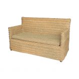 Sofa cuadrado de esparto
