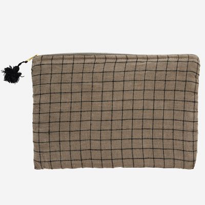 Funda Ipad de lino topo Funda Ipad de lino topo