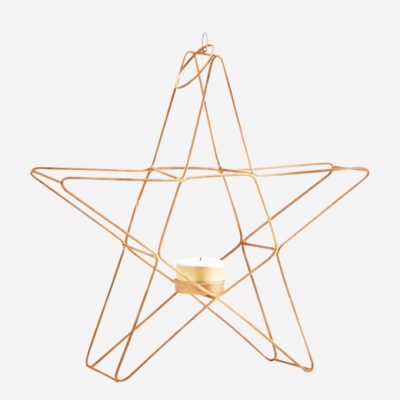 Porte velas estrella Porta velas estrella