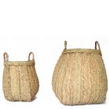 Cestos de mimbre artesanales