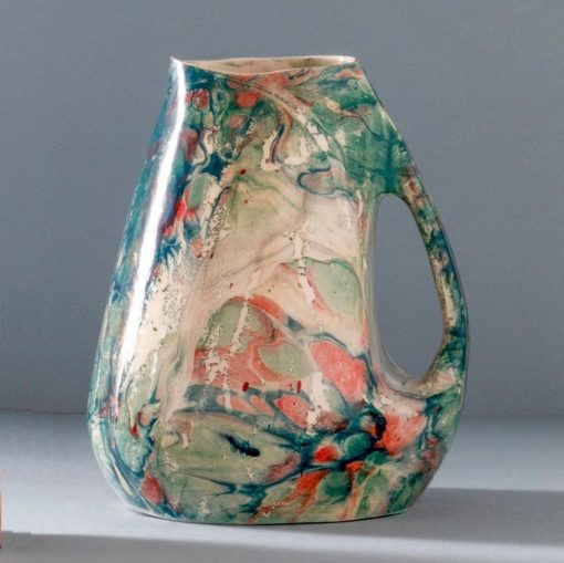 Jarra de loza blanca Bach