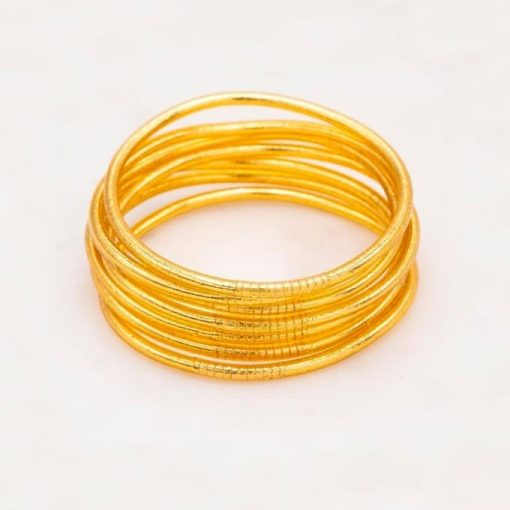 Pulsera aro dorado