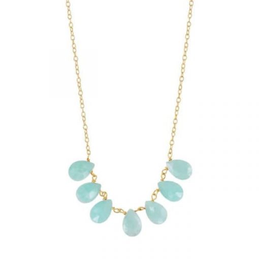 collar artesanal amazonita africana