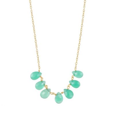 Collar calcedonia verde Collar calcedonia verde