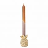 Porta velas dorado Piña